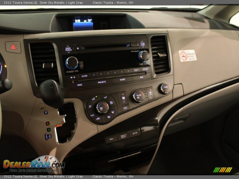 2012 Toyota Sienna LE Silver Sky Metallic / Light Gray Photo #8