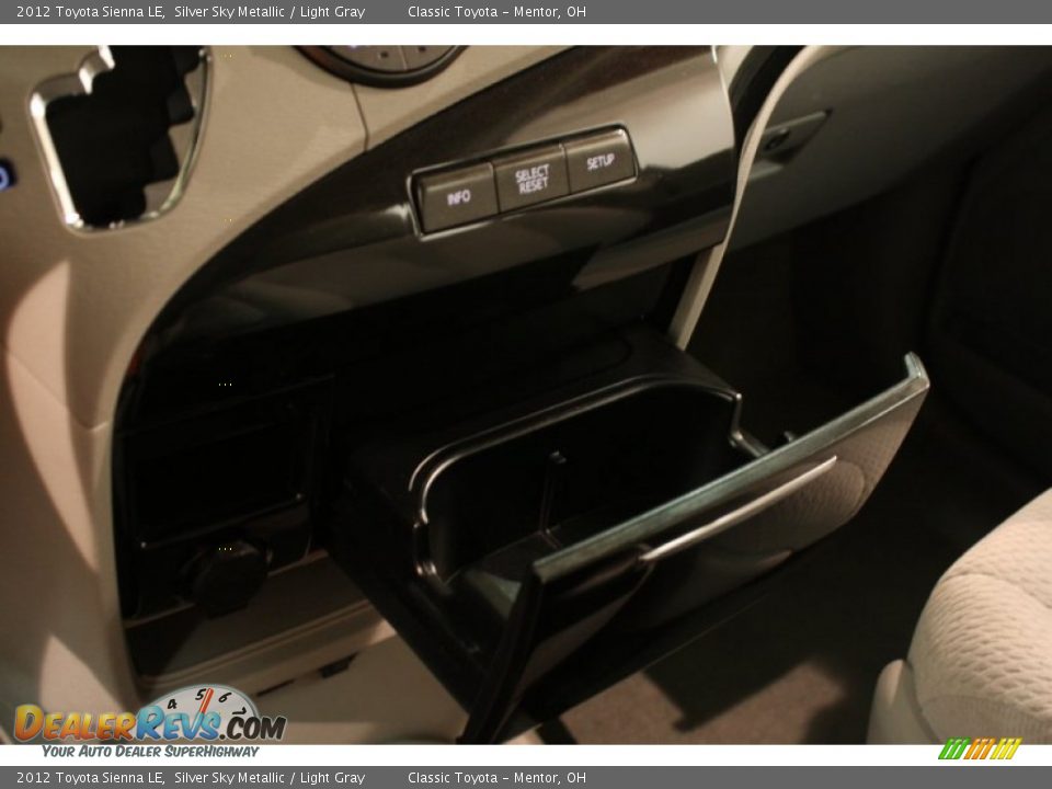 2012 Toyota Sienna LE Silver Sky Metallic / Light Gray Photo #9