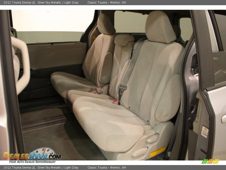 2012 Toyota Sienna LE Silver Sky Metallic / Light Gray Photo #13