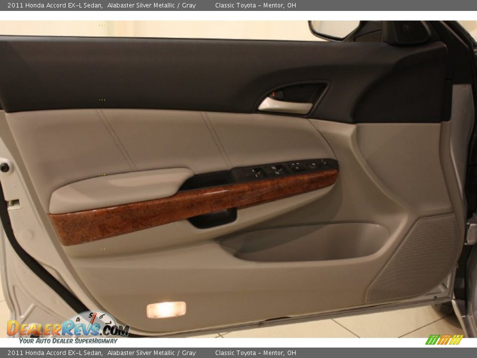 2011 Honda Accord EX-L Sedan Alabaster Silver Metallic / Gray Photo #4