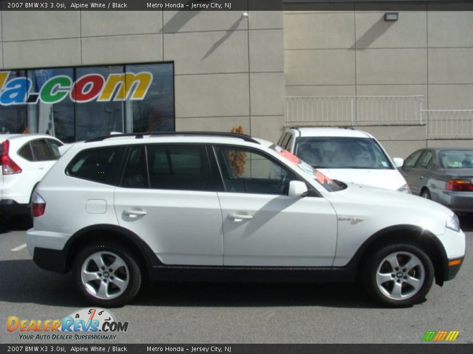 2007 BMW X3 3.0si Alpine White / Black Photo #3
