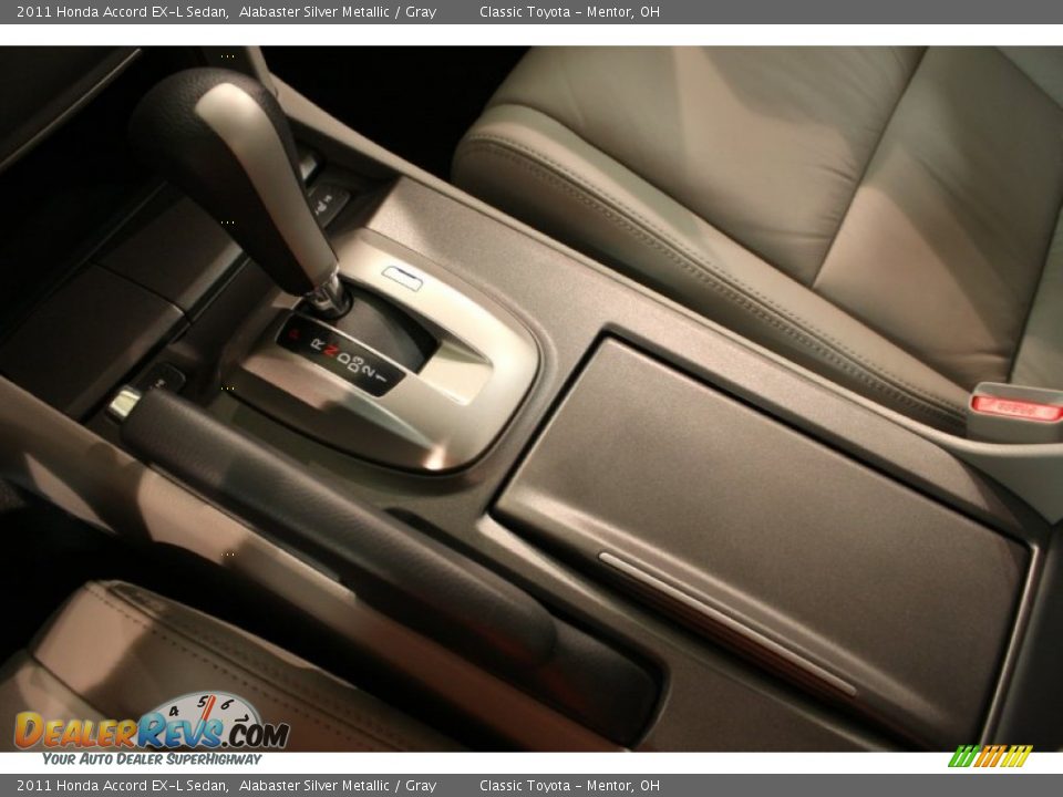 2011 Honda Accord EX-L Sedan Alabaster Silver Metallic / Gray Photo #9