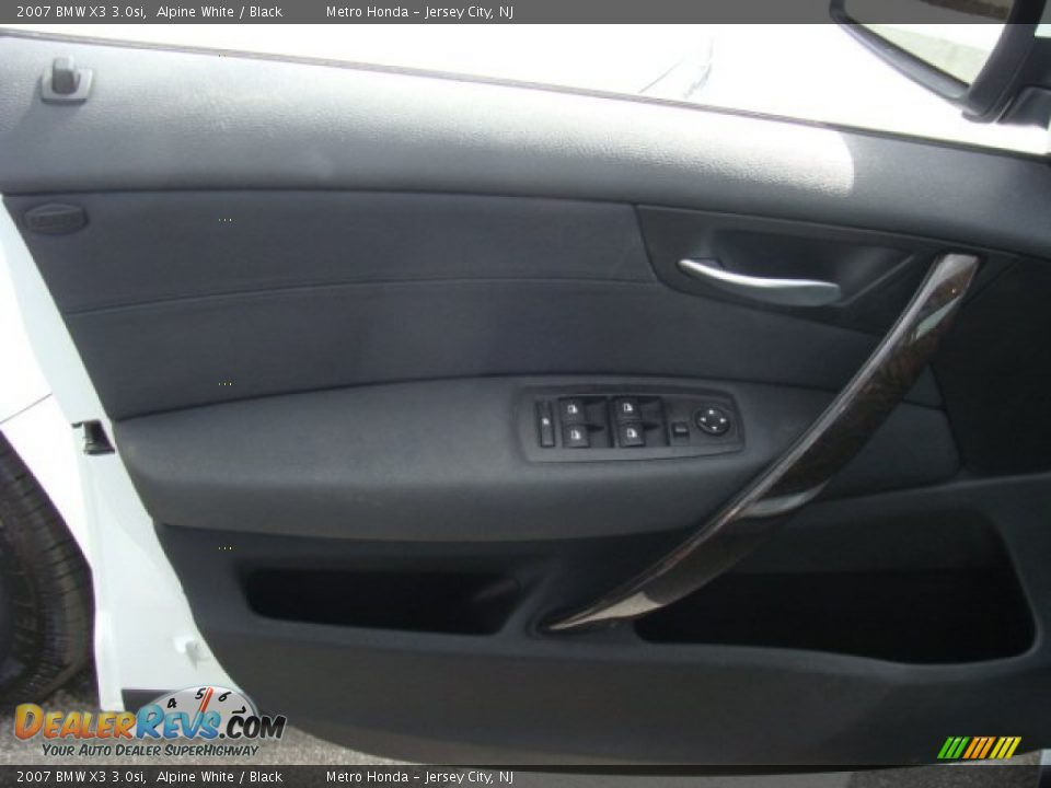 2007 BMW X3 3.0si Alpine White / Black Photo #7