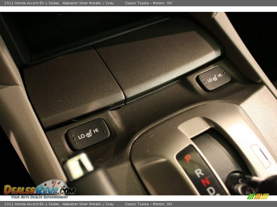 2011 Honda Accord EX-L Sedan Alabaster Silver Metallic / Gray Photo #11
