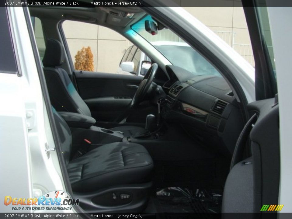 2007 BMW X3 3.0si Alpine White / Black Photo #9