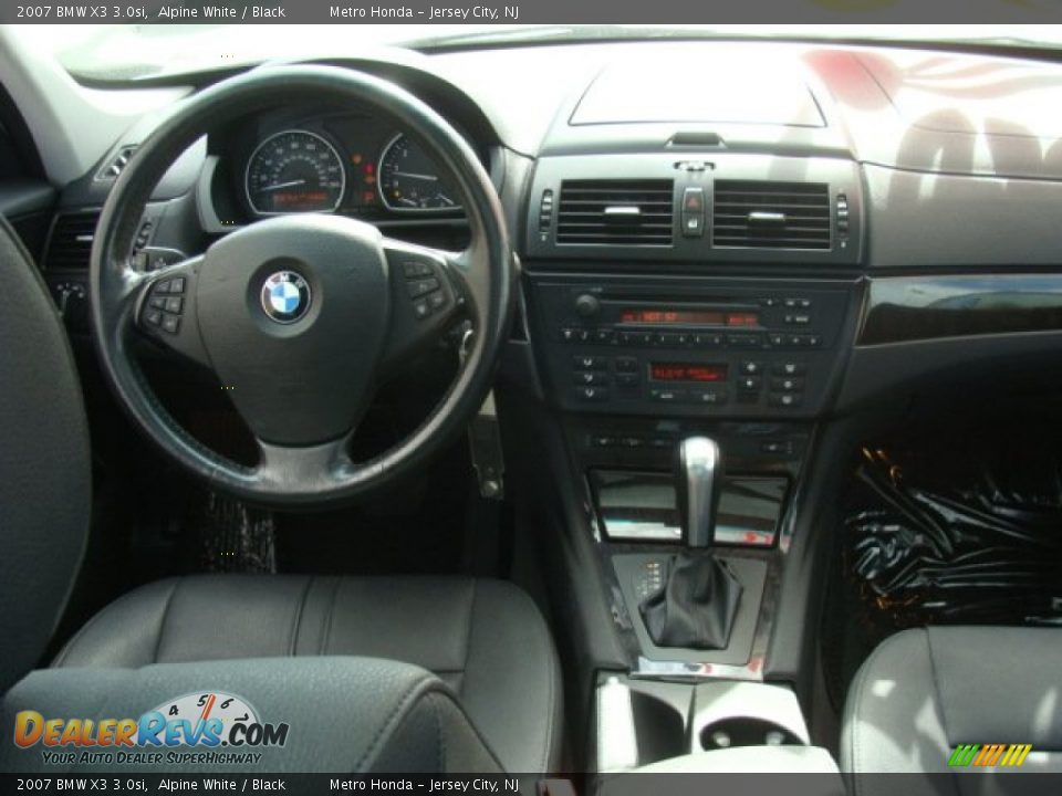 2007 BMW X3 3.0si Alpine White / Black Photo #10