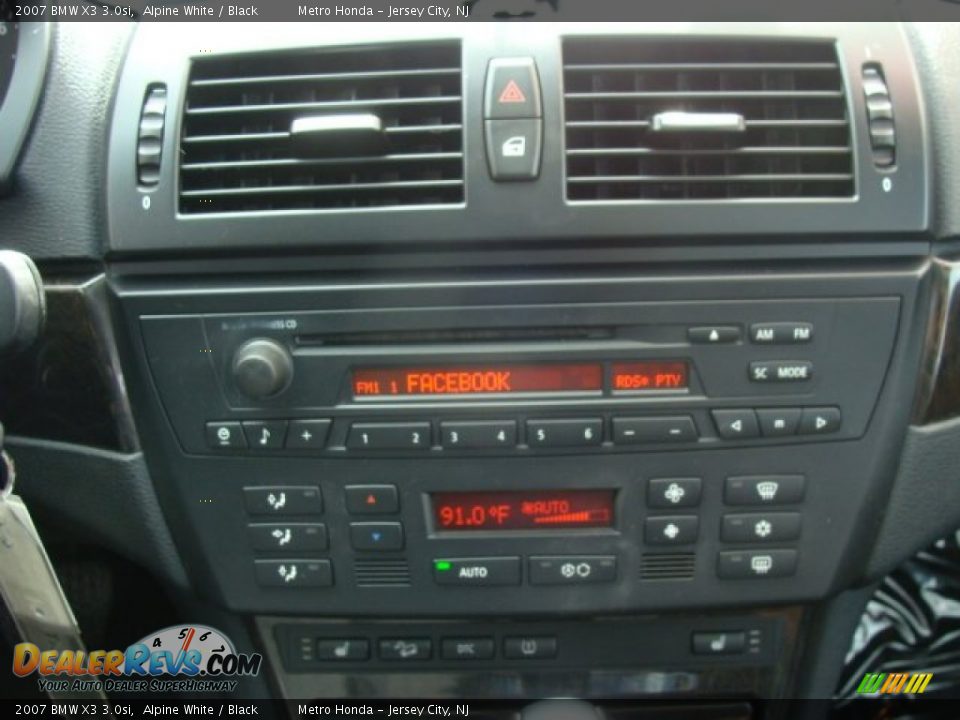 2007 BMW X3 3.0si Alpine White / Black Photo #12