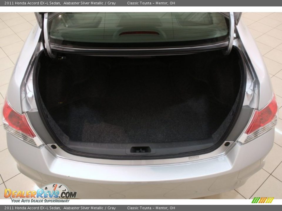 2011 Honda Accord EX-L Sedan Alabaster Silver Metallic / Gray Photo #15