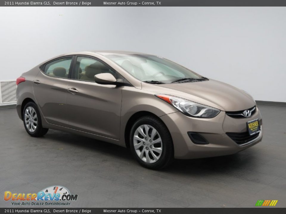 2011 Hyundai Elantra GLS Desert Bronze / Beige Photo #3
