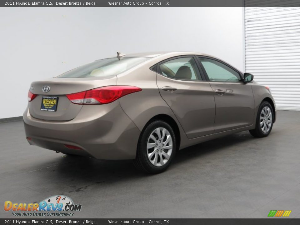 2011 Hyundai Elantra GLS Desert Bronze / Beige Photo #5