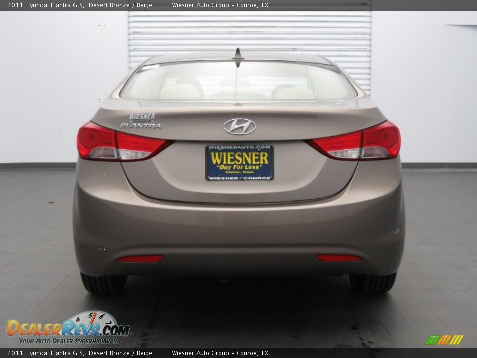 2011 Hyundai Elantra GLS Desert Bronze / Beige Photo #6