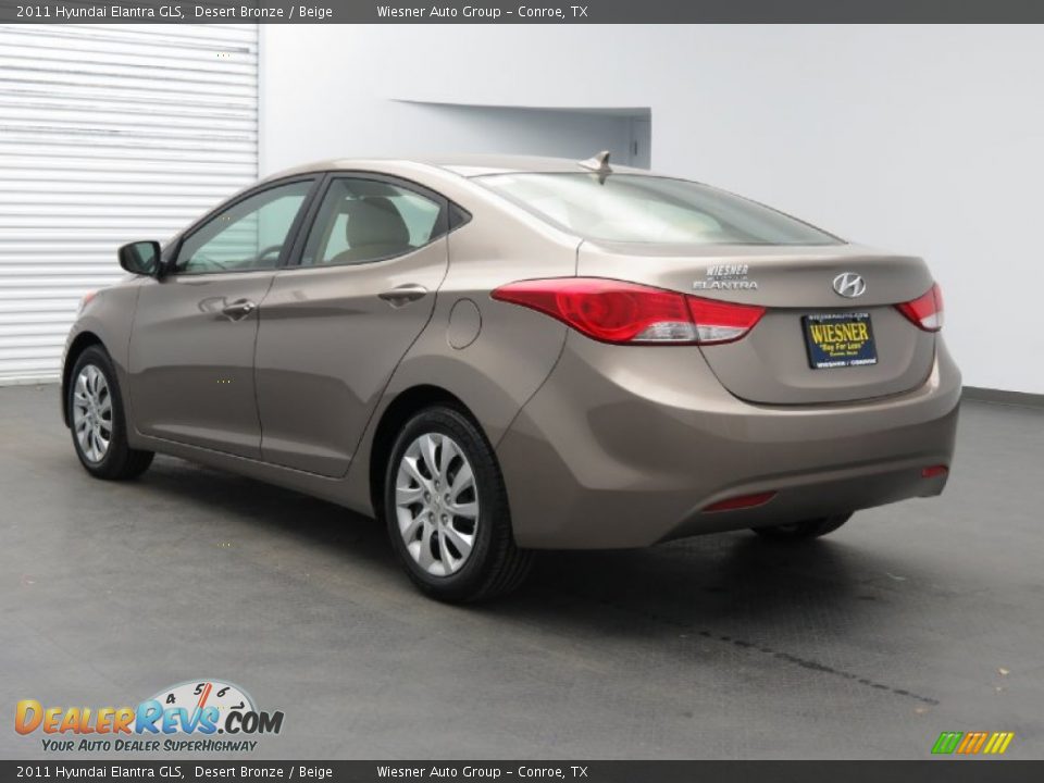 2011 Hyundai Elantra GLS Desert Bronze / Beige Photo #7