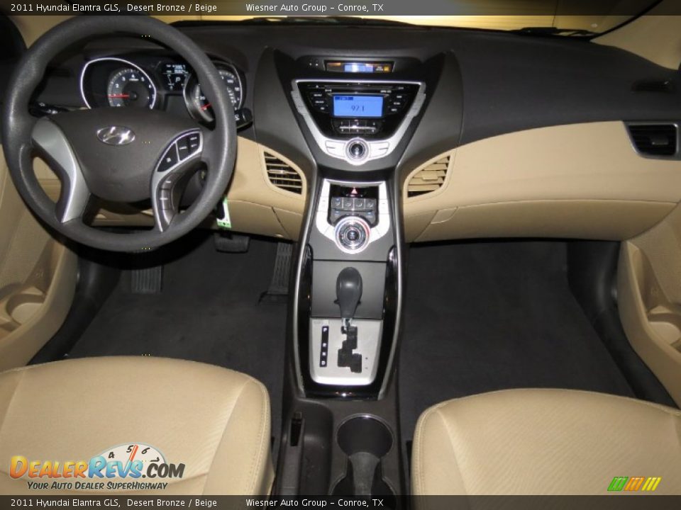2011 Hyundai Elantra GLS Desert Bronze / Beige Photo #13