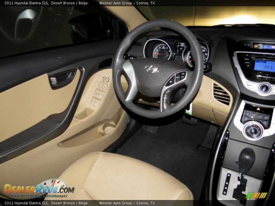2011 Hyundai Elantra GLS Desert Bronze / Beige Photo #14