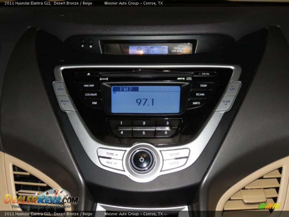 2011 Hyundai Elantra GLS Desert Bronze / Beige Photo #16