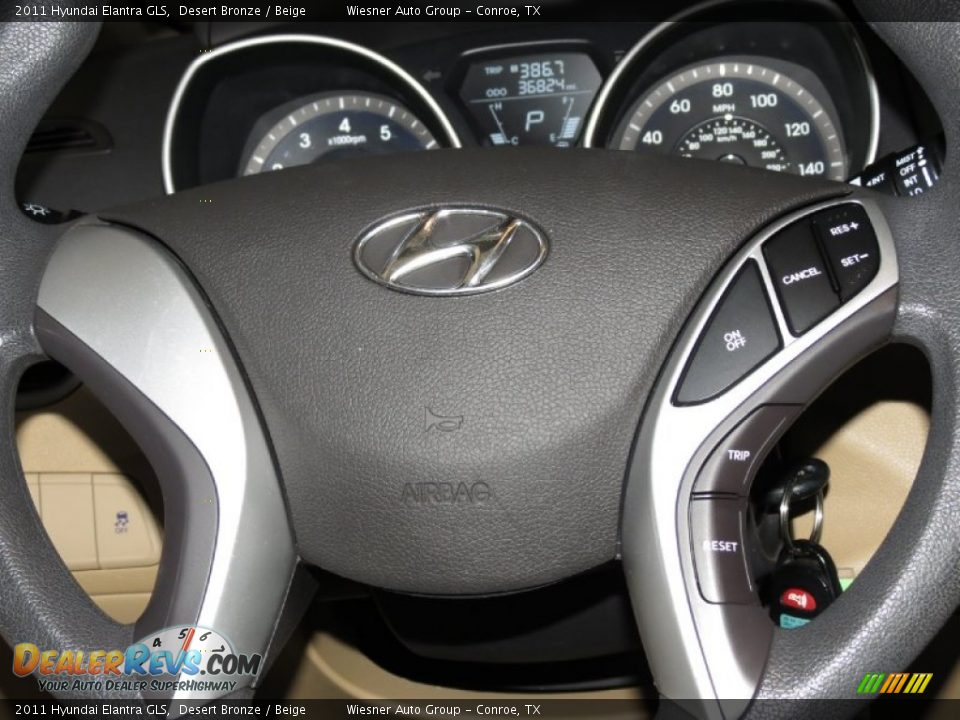 2011 Hyundai Elantra GLS Desert Bronze / Beige Photo #19
