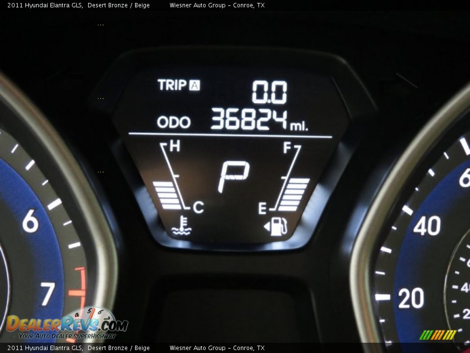 2011 Hyundai Elantra GLS Desert Bronze / Beige Photo #21