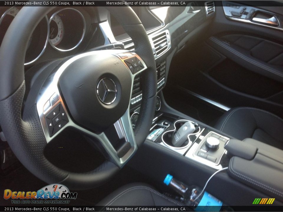 2013 Mercedes-Benz CLS 550 Coupe Black / Black Photo #8