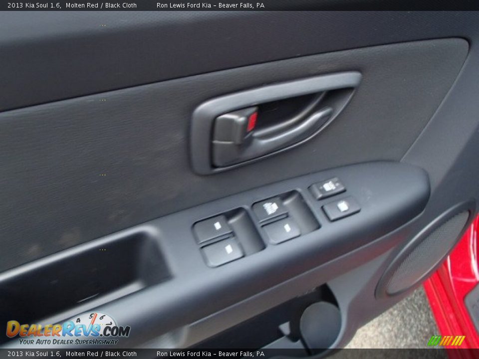 2013 Kia Soul 1.6 Molten Red / Black Cloth Photo #15