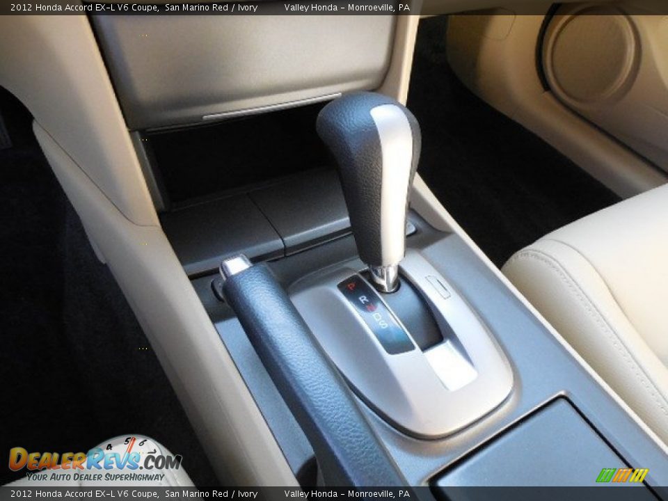 2012 Honda Accord EX-L V6 Coupe San Marino Red / Ivory Photo #13