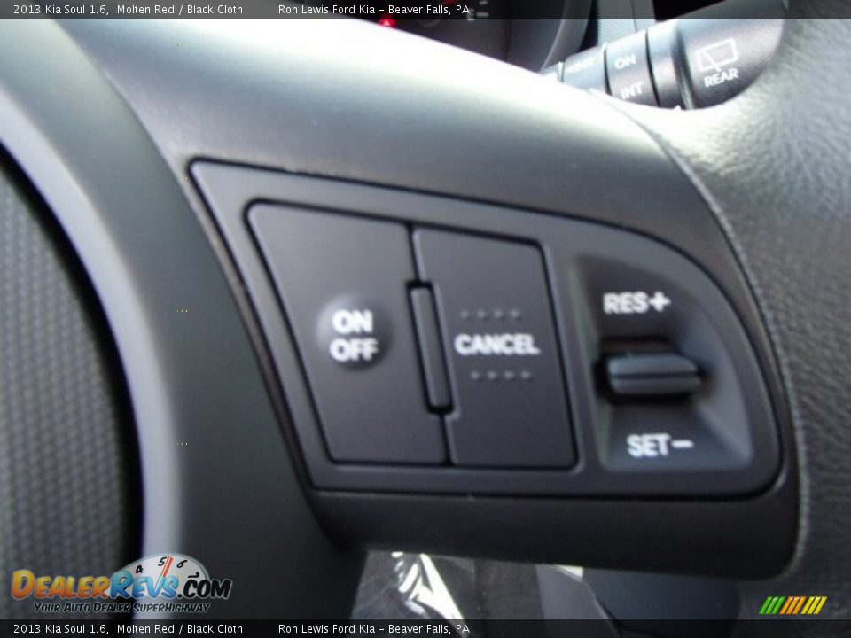 2013 Kia Soul 1.6 Molten Red / Black Cloth Photo #19