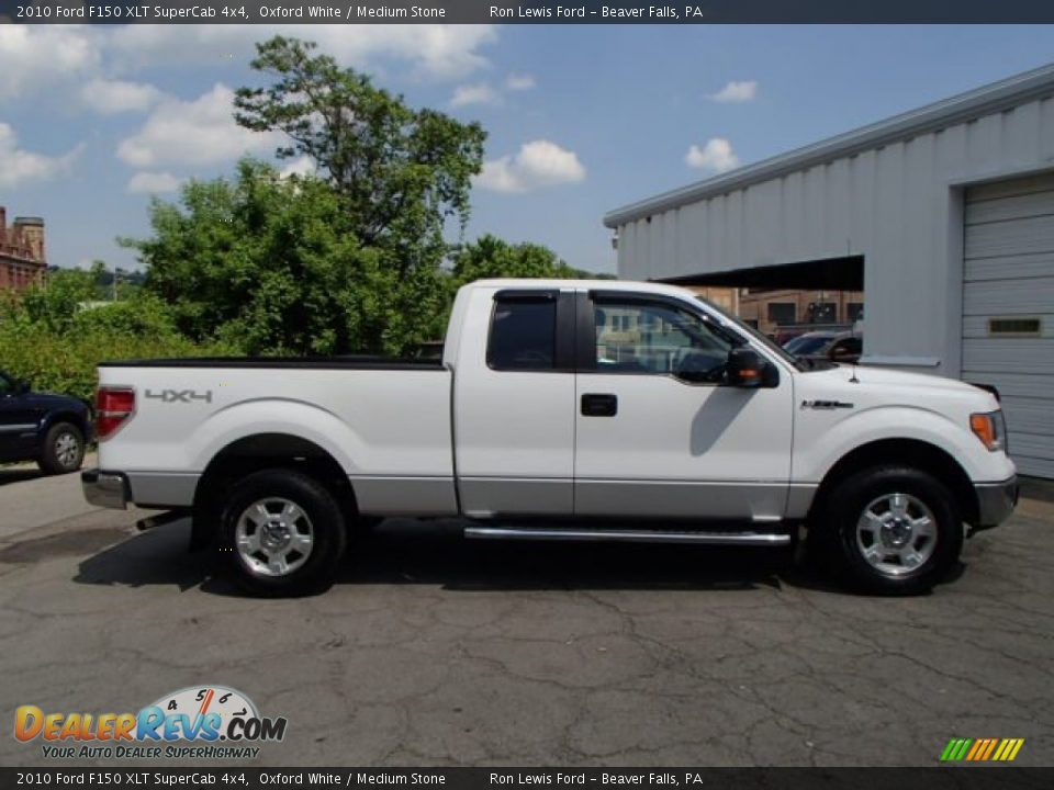 2010 Ford F150 XLT SuperCab 4x4 Oxford White / Medium Stone Photo #1