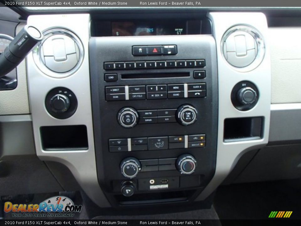 2010 Ford F150 XLT SuperCab 4x4 Oxford White / Medium Stone Photo #16