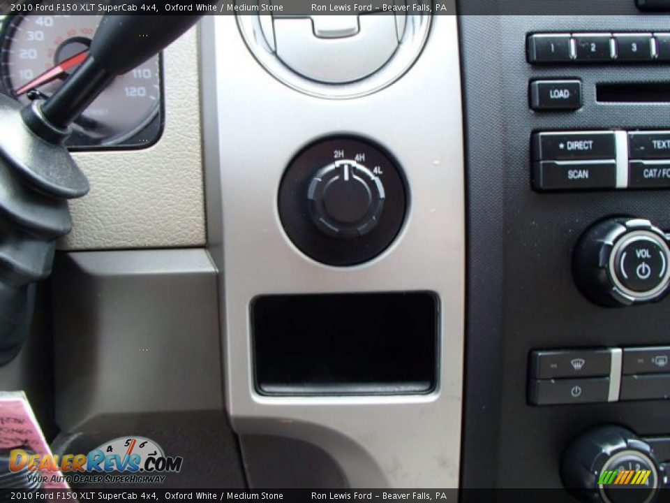 2010 Ford F150 XLT SuperCab 4x4 Oxford White / Medium Stone Photo #17