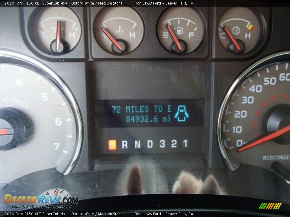 2010 Ford F150 XLT SuperCab 4x4 Oxford White / Medium Stone Photo #19