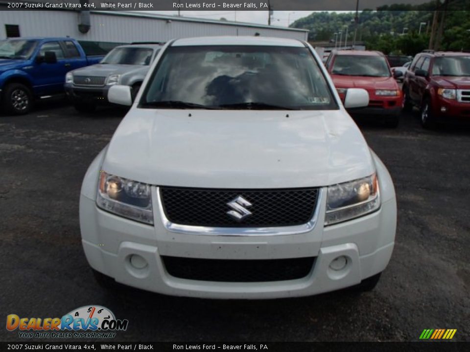 2007 Suzuki Grand Vitara 4x4 White Pearl / Black Photo #3