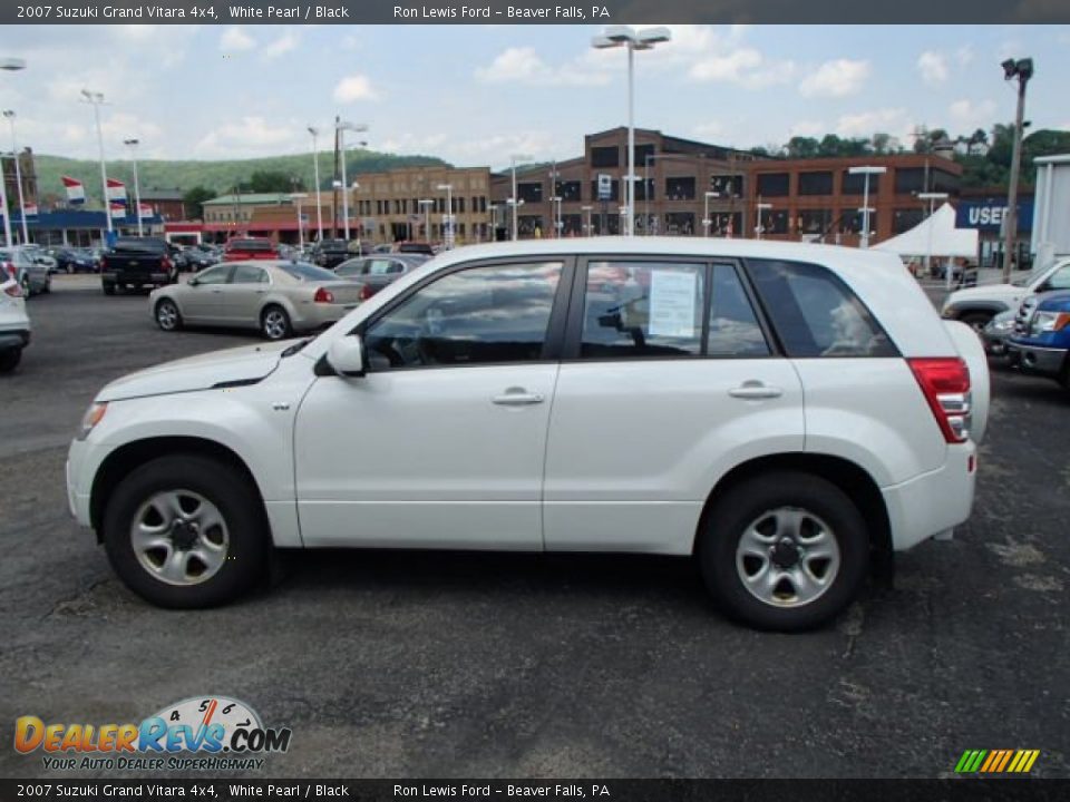 2007 Suzuki Grand Vitara 4x4 White Pearl / Black Photo #5