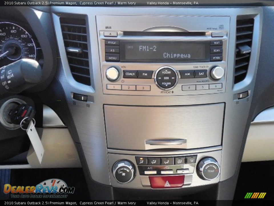 2010 Subaru Outback 2.5i Premium Wagon Cypress Green Pearl / Warm Ivory Photo #11
