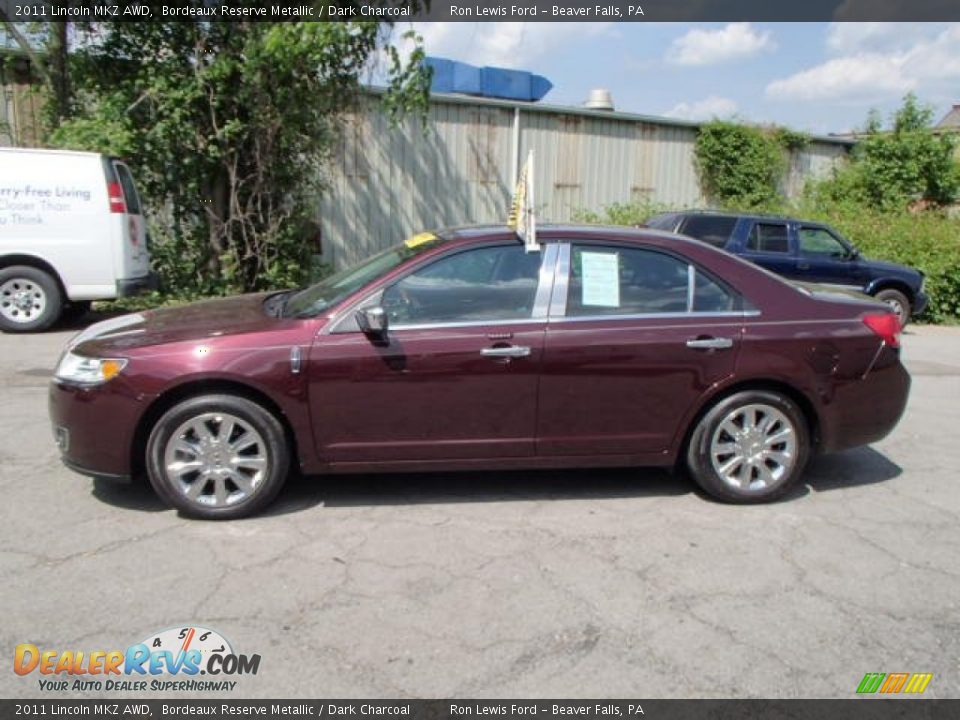 2011 Lincoln MKZ AWD Bordeaux Reserve Metallic / Dark Charcoal Photo #5