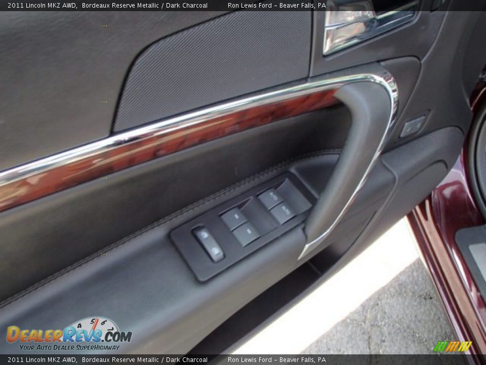 2011 Lincoln MKZ AWD Bordeaux Reserve Metallic / Dark Charcoal Photo #14