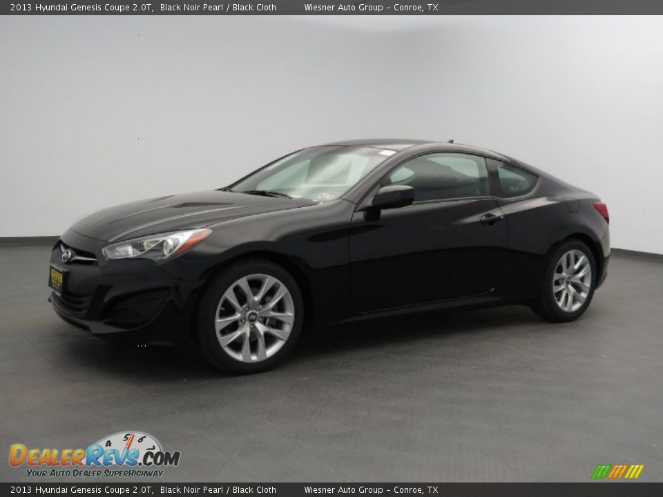 2013 Hyundai Genesis Coupe 2.0T Black Noir Pearl / Black Cloth Photo #1