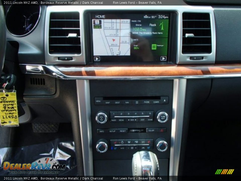 2011 Lincoln MKZ AWD Bordeaux Reserve Metallic / Dark Charcoal Photo #16