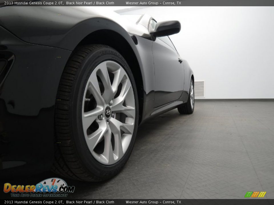 2013 Hyundai Genesis Coupe 2.0T Black Noir Pearl / Black Cloth Photo #5