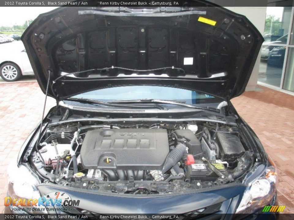 2012 Toyota Corolla S Black Sand Pearl / Ash Photo #17