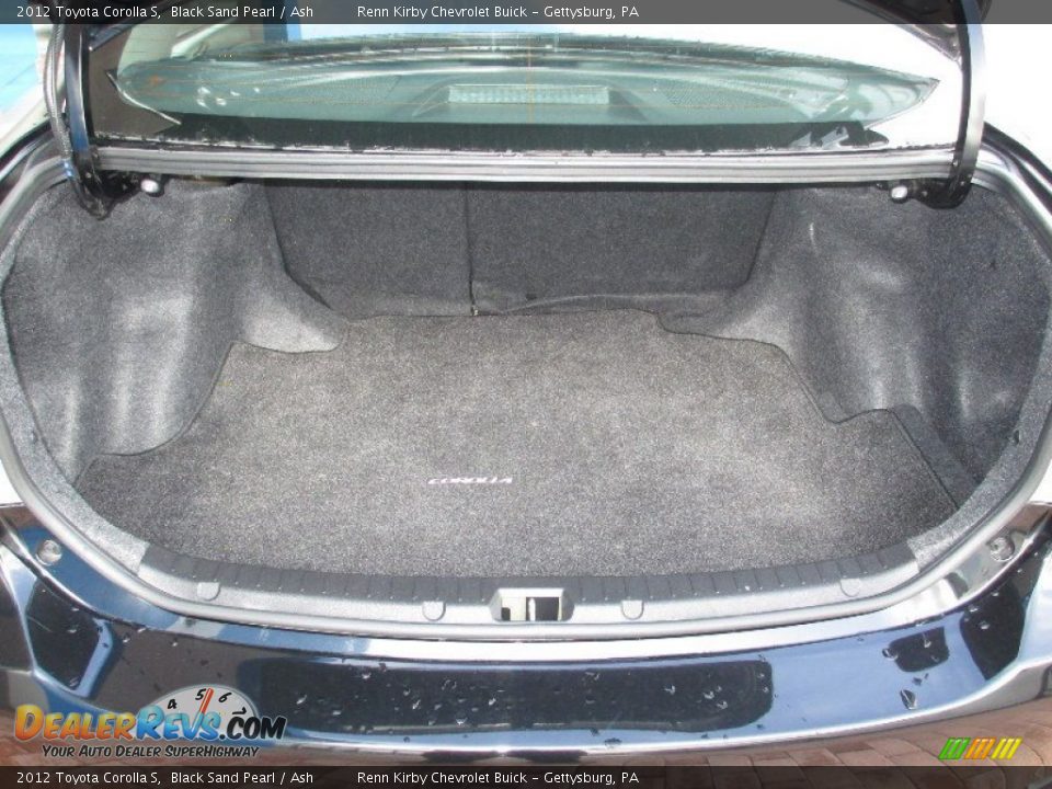 2012 Toyota Corolla S Black Sand Pearl / Ash Photo #21