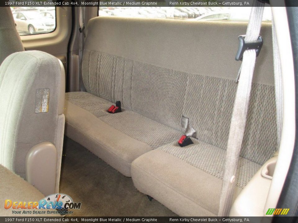 Rear Seat of 1997 Ford F150 XLT Extended Cab 4x4 Photo #20