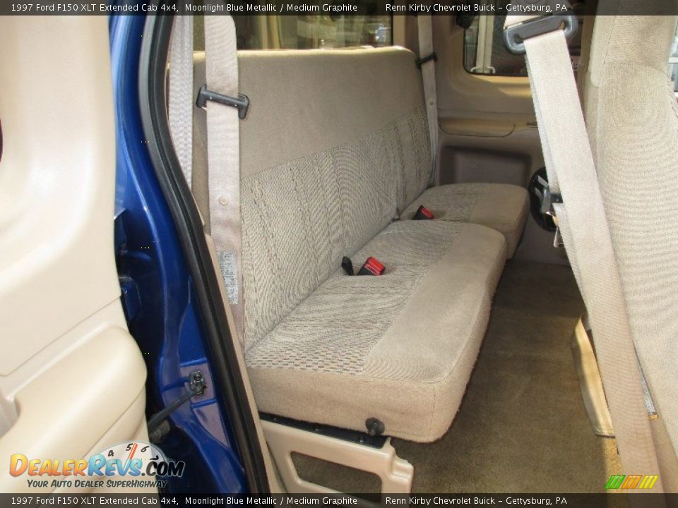 Rear Seat of 1997 Ford F150 XLT Extended Cab 4x4 Photo #21