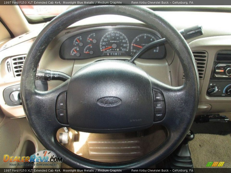 1997 Ford F150 XLT Extended Cab 4x4 Steering Wheel Photo #22