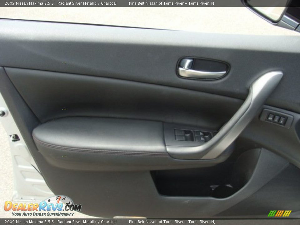 2009 Nissan Maxima 3.5 S Radiant Silver Metallic / Charcoal Photo #8