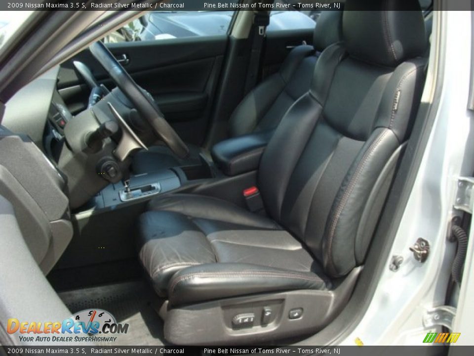 2009 Nissan Maxima 3.5 S Radiant Silver Metallic / Charcoal Photo #11