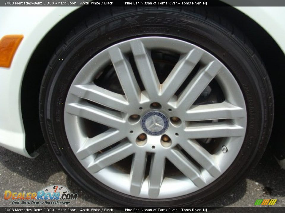 2008 Mercedes-Benz C 300 4Matic Sport Arctic White / Black Photo #3