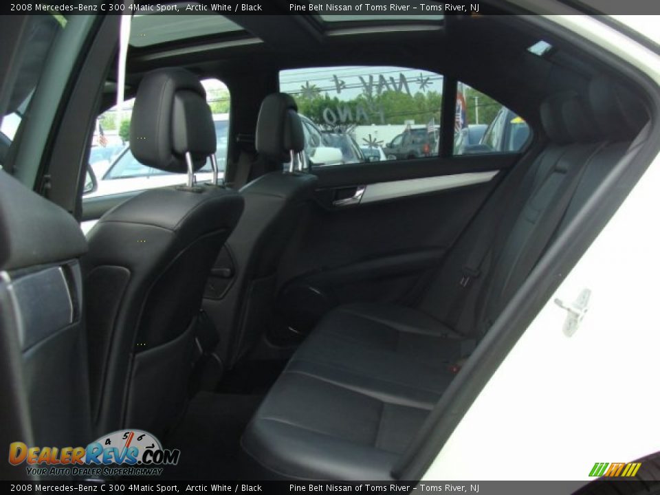 2008 Mercedes-Benz C 300 4Matic Sport Arctic White / Black Photo #7