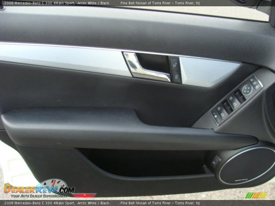 2008 Mercedes-Benz C 300 4Matic Sport Arctic White / Black Photo #8
