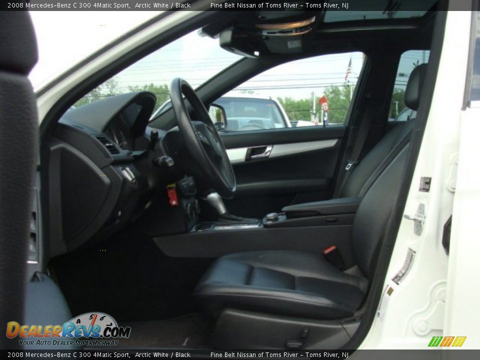 2008 Mercedes-Benz C 300 4Matic Sport Arctic White / Black Photo #10
