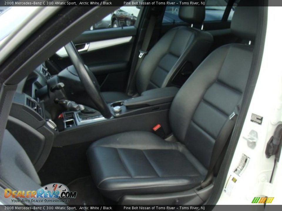 2008 Mercedes-Benz C 300 4Matic Sport Arctic White / Black Photo #11