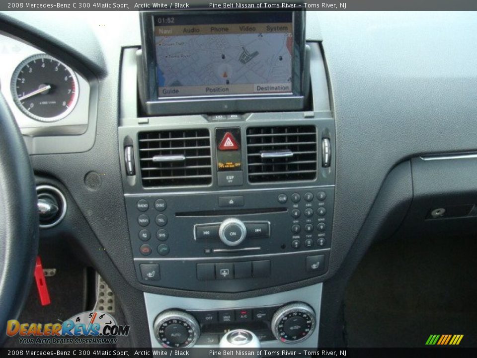 2008 Mercedes-Benz C 300 4Matic Sport Arctic White / Black Photo #13